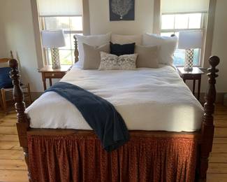 Antique bed Queen (bedding not included)