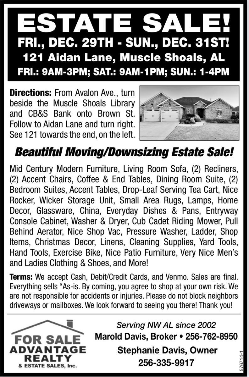 Beautiful! Aidan Lane, Muscle Shoals, AL starts on 12/29/2023