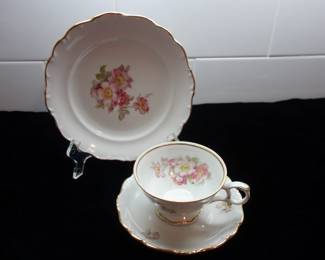 bone china teacup and saucer