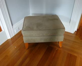suede cloth ottoman