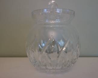 Waterford biscuit jar