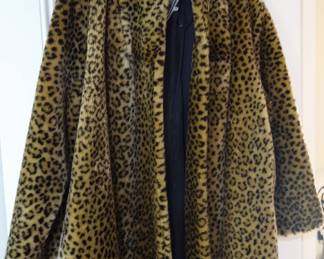 J. Percy for Marvin Richards leopard coat