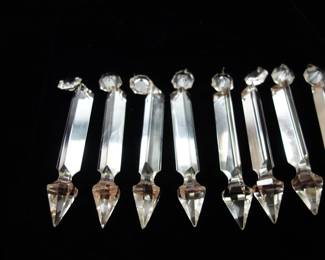 antique chandelier crystals