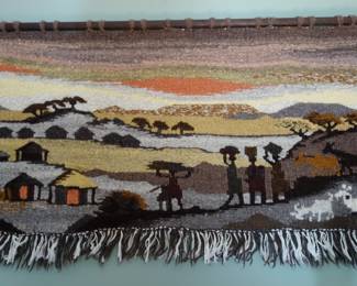 African wall hanging