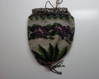 Victorian beaded bag
