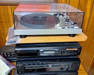 Just a sample of stereo equipment . 