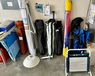 Beach Umbrellas & Chairs