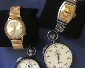 Vintage watch's and stop watch 