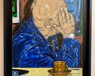 Yves original oil painting