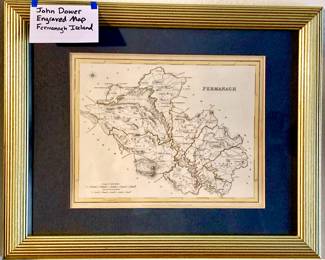 John Dower Engraved Map of Ireland