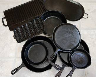 Cast iron Skillets some Wagner
