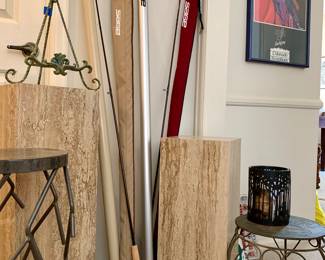 Sage fishing rods. Columns. Metal Columns