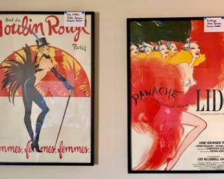 Vintage 1970's Rene Gruau French Posters