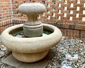 Cement Water Fountain