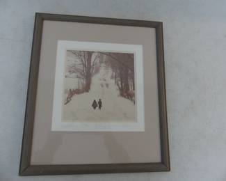 Signed/Numbered/Matted/Framed Limited Edition "Of Things to Come No. 195" by Bill Coleman Print -  15" x 17"