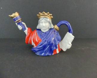 Vintage 1994 Fitz & Floyd Famous American Landmarks Statue of Liberty Creamer