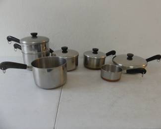Vintage Revere Ware - 11 Pieces in All