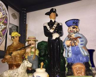 Figural liquor collection 