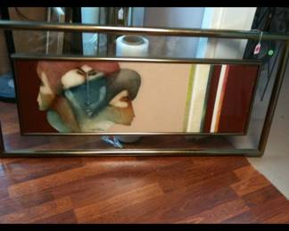 GORGEOUS FRAMED SIGNED ARTWORK (unique frame)