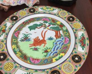 Asian Plate signed 