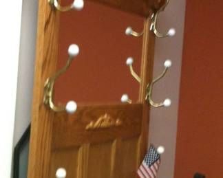 Vintage Hall Stand w/Seat