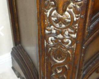 Carved Marge Carson chest sides