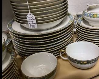 VINTAGE LIMOGES SET  MOSTLY SERVICE for 12 + MORE  reduced 1/2 price 
