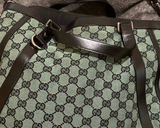 GUCCI VINTAGE TOTE AUTHENTIC w/ CARDS