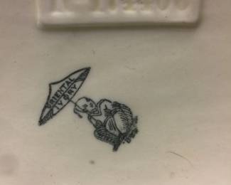 Oriental Vintage 2pc Set 