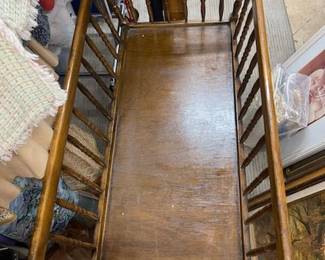 BABY ROCKER CRADLE ON STAND 