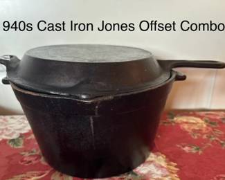 1940s Cast Iron Jones Offset Combo