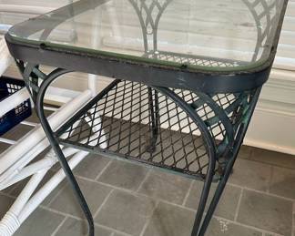 Antique Wrought Iron End Table 2 of these