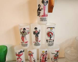 Mid Century Bar Glasses