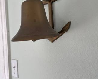 Brass Maritime Wall Art Bell