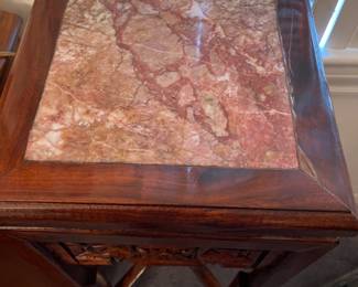 Granite Top Plant Stand