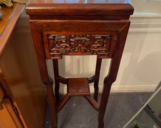 Antique Granite topped Plant Stand