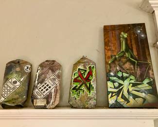 Original artwork from famous local graffiti artist DAZE