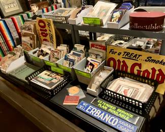 Vintage ephemera, advertising, paper, letterheads, political items, movie memorabilia, 400-500 Life magazines, 