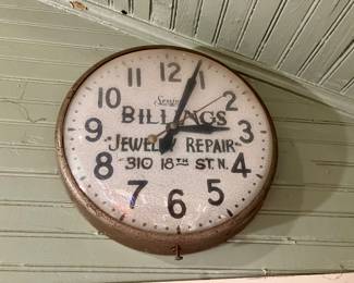 Billings Jewelry Repair clock
