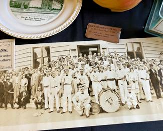 1930’s Alabama federation of Allied Postal Employees panoramic photograph
