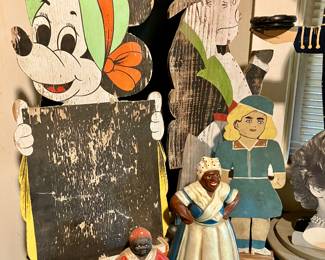 -Painted Minnie Mouse plywood standup

