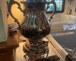 some nice silver-plate...