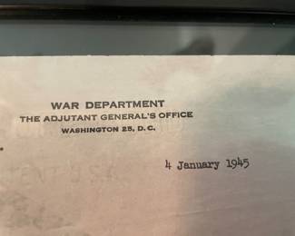 LETTERHEAD FROM THE WHITE HOUSE...