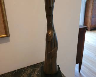 Amedeo Modigliani Vintage 1963 Alva Museum Replica Mother Child Statue on base 