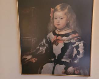Diego Velazquez Portraite of the Infanta Margaret Theresa of Spain Print
