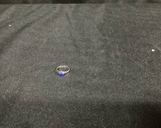 Sterling and Lapis Ring