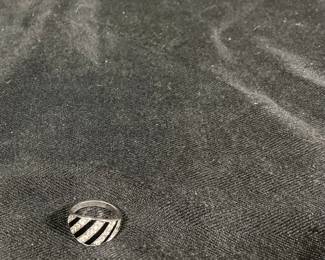 Sterling, Cz, and Onyx Ring