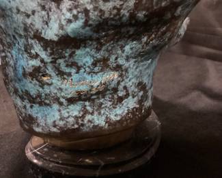 Marius Wildlife Deer on Rock Bronze Figure Sculpture 