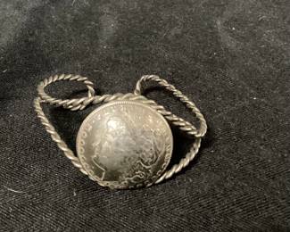 1873 Morgan Dollar Silver Bracelet 