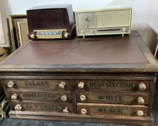 J & P Coats Spool Cabinet